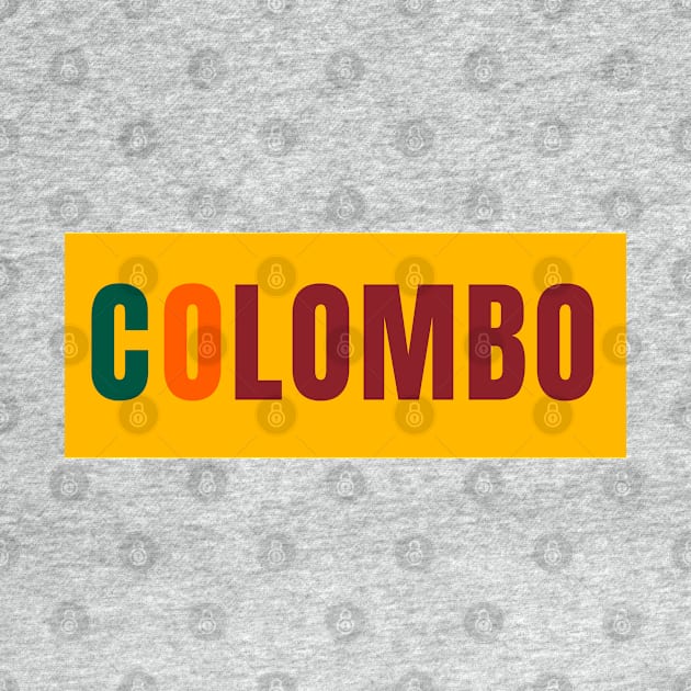 Colombo City in Sri Lankan Flag Colors by aybe7elf